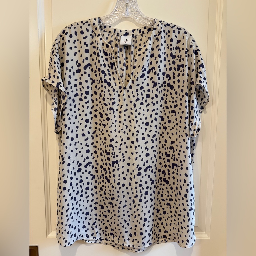 CAbi Women's Split Neck Blouse